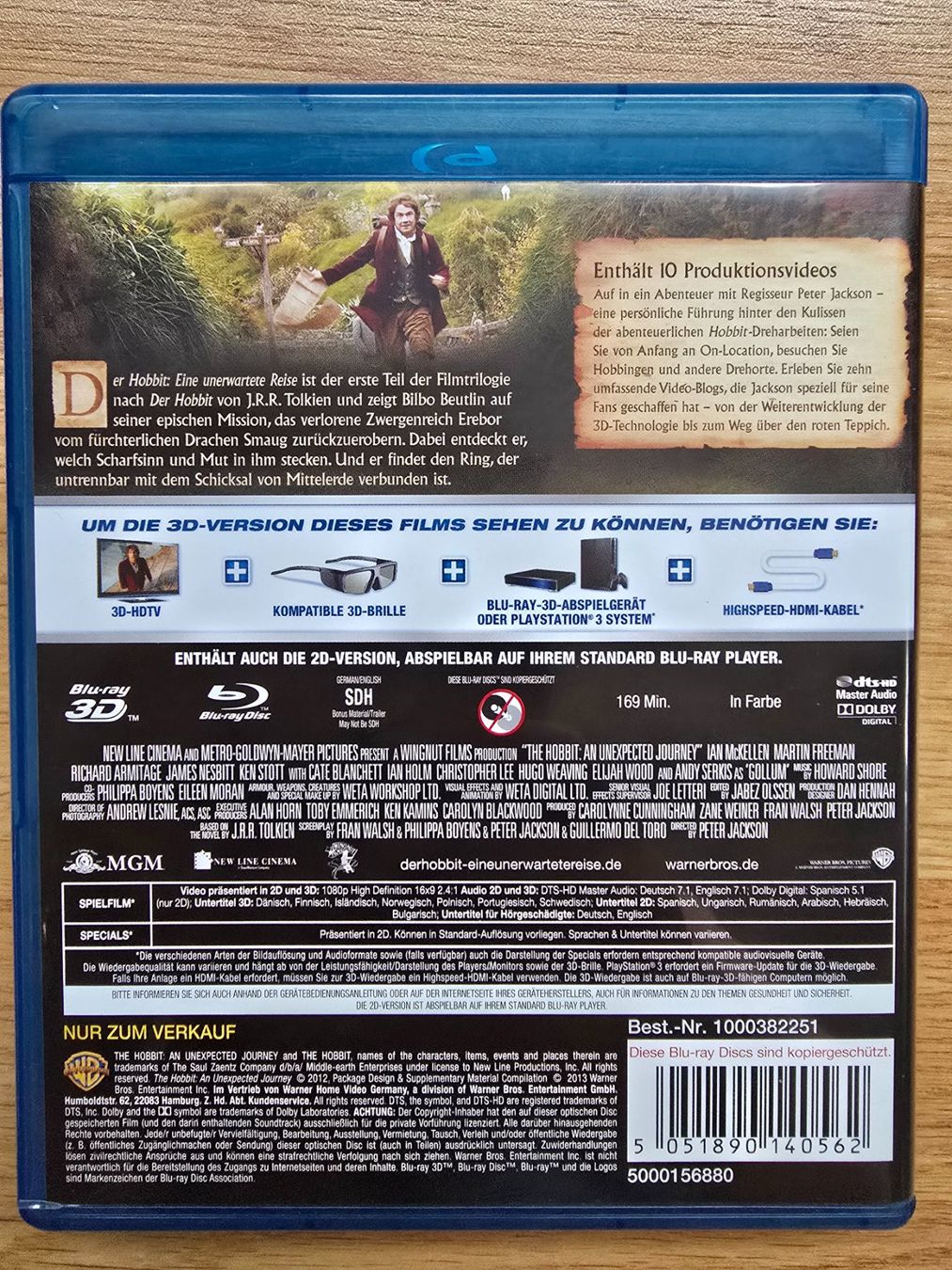 Tous les DVDs: Der Hobbit - Eine unerwartete Reise 3D Blu-ray – D'occasion à Büttikon AG par Amineah 1