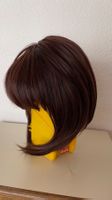 Perücke Hochwertige Kunsthaar Kastanie 27cm Bob Neu/NP200CHF