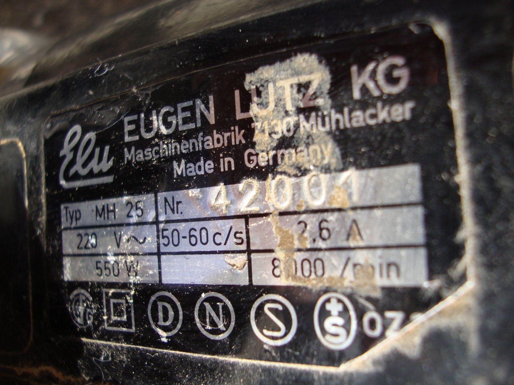 Elu Tutte le macchine: Fräse maschine Elu eugen lutz – Usato da Niederhasli venduto da Hasli85 4