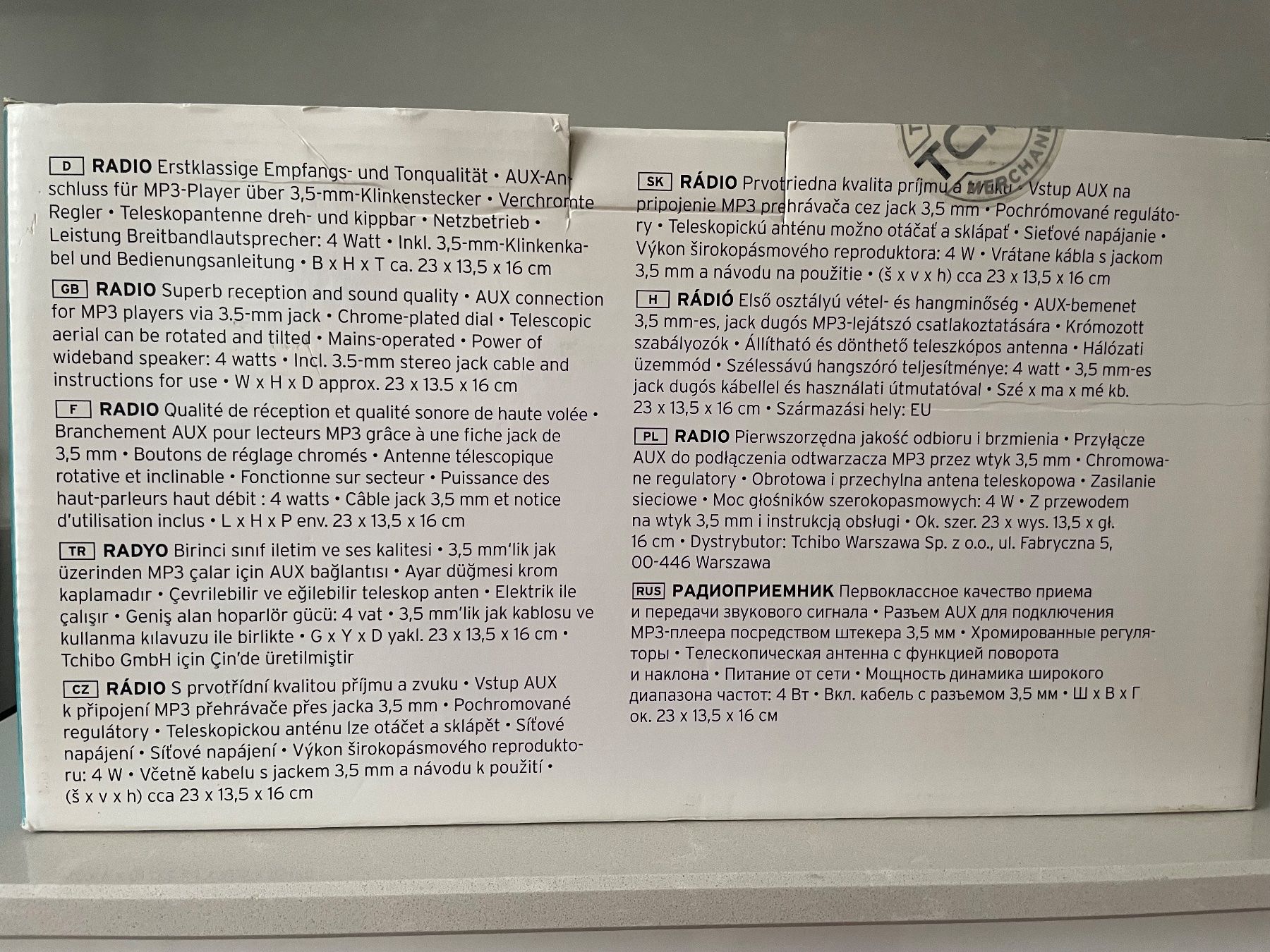 Radios: Radio – Neuf avec emballage d'origine à Zürich par maggie197 6