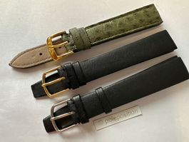 3 Stück Uhrenarmband 16mm, bracelets de montre
