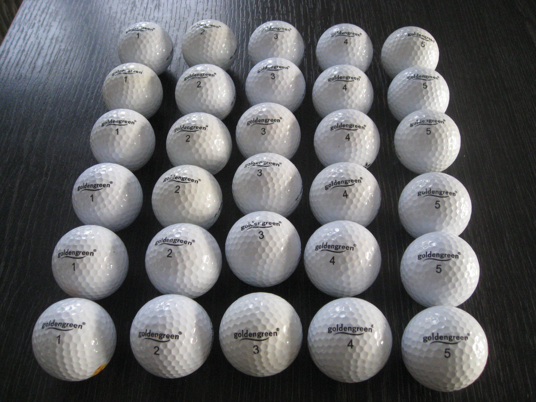 Bälle: 30 Golfbälle Goldengreen gebraut (schön) – Gebraucht aus RANDOGNE von Panp