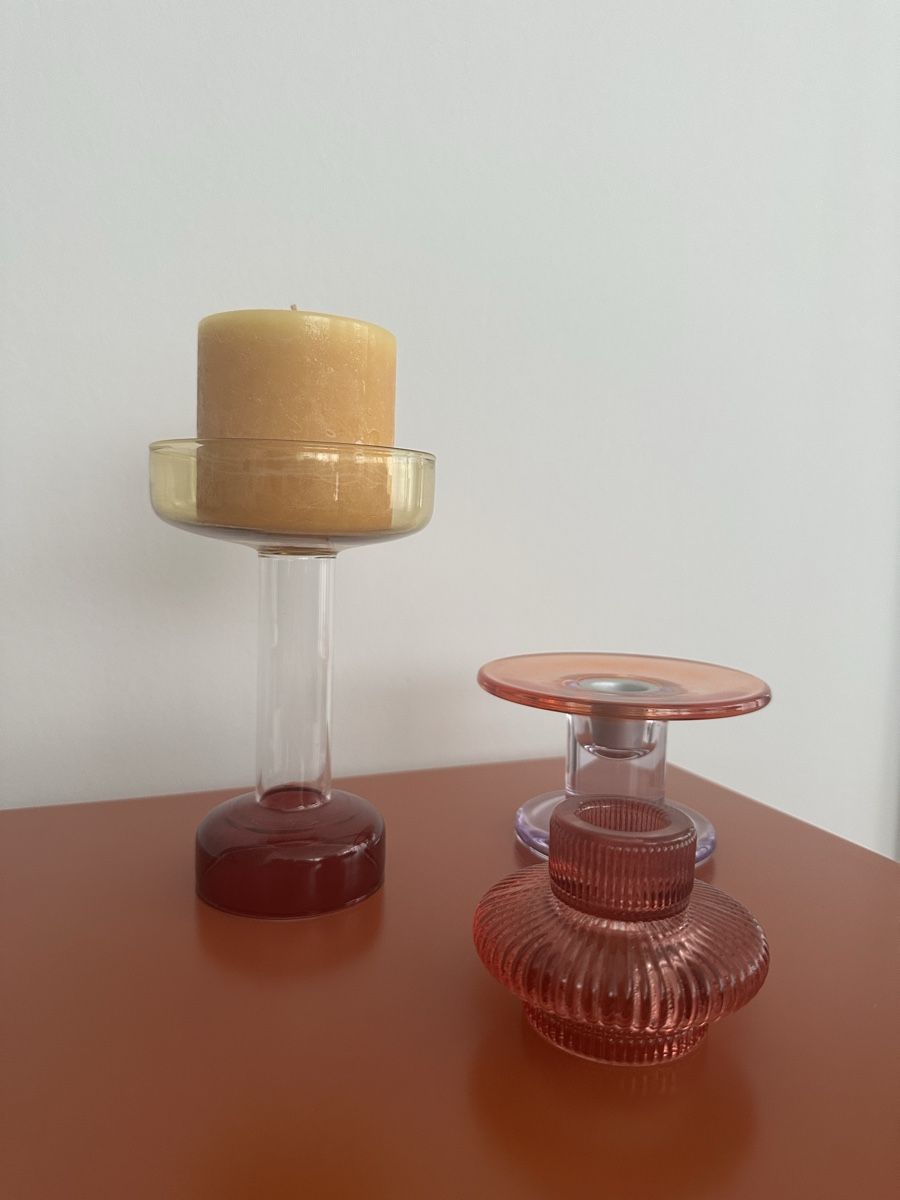 Portacandele: Bougeoirs en verre design – Usato da Genève venduto da AuTuMnLoveR 2