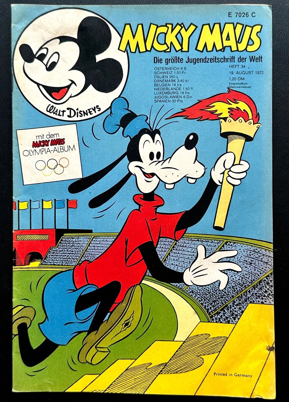 BD: Mickey Maus Nr. 34  19.8.1972 – D'occasion à Seltisberg par quadartswiss