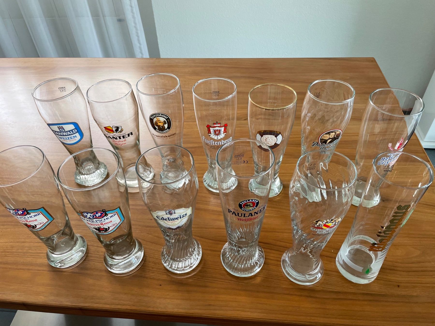 Verres: 13 Weizenbiergläser – D'occasion à Oberwil BL par sut_k99k 1