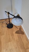 Schreibtischlampe schwarz Metall höhenverstellbar einwandfre