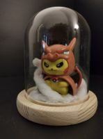 Pikachu Poncho Dracaufeu - Piece unique MELONArt creation