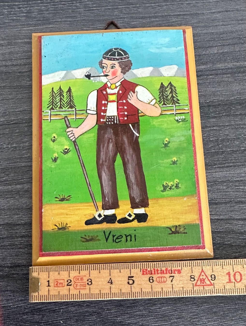 Dipinti: Original Gemälde Appenzeller sign. E. Spahr, Bauernmalerei – Usato da Zürich venduto da brazerola 5