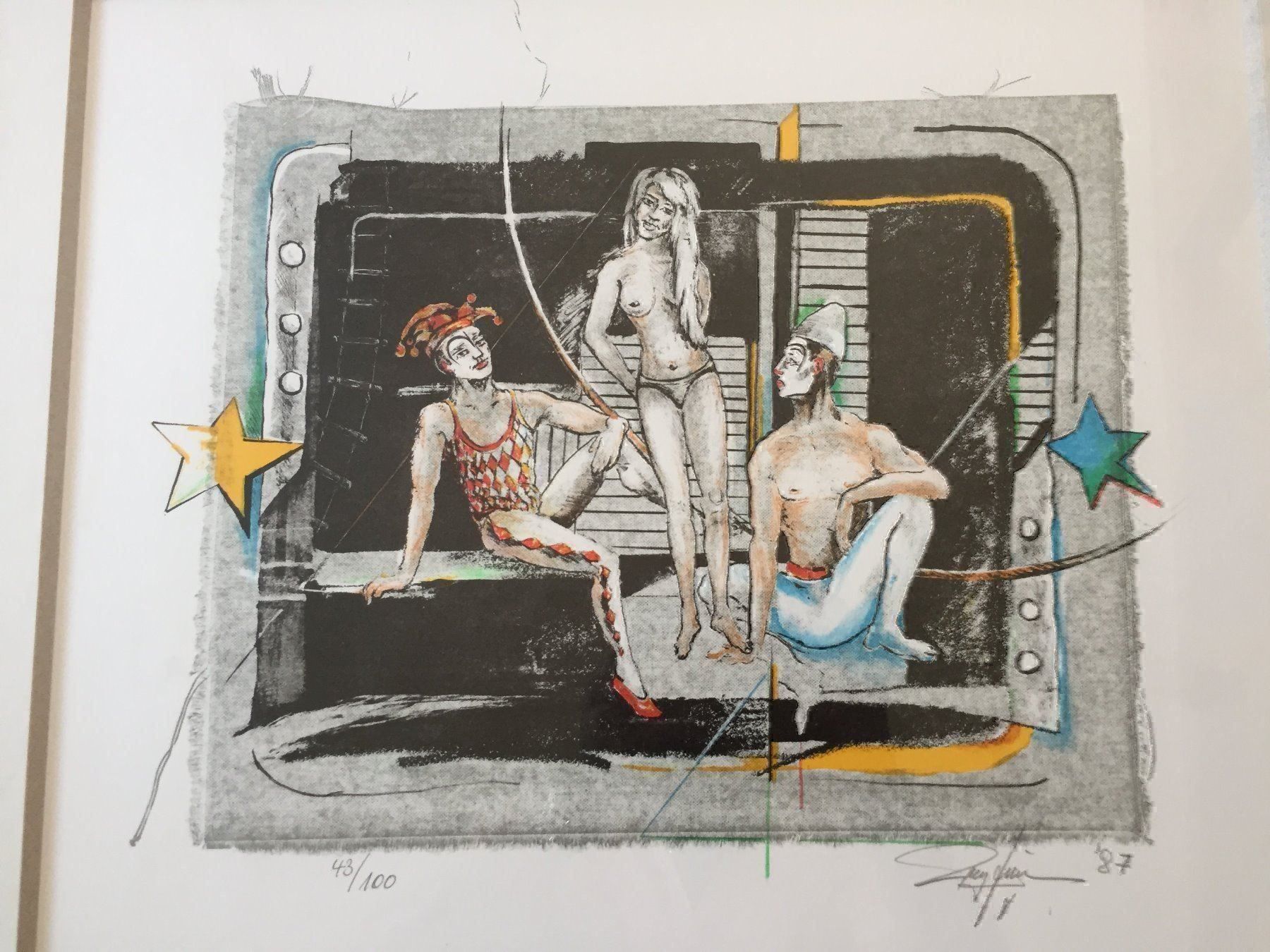Grafica & Litografie: Rolf Knie, Lithographie – Nuovo (secondo la descrizione) da Einsiedeln venduto da artgallery59