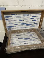 Serviertablett „Fisch“ im 2er Set