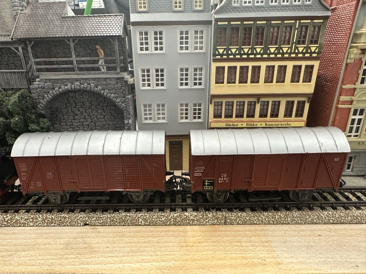 Märklin Modellini di ferrovie: Märklin 3090 DB BR 89 2x4505 Güterwagen – Usato da Lupsingen venduto da New-Haven 2