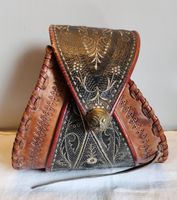 Handgefertigte Trachten Leder Gürteltasche Unikat Bayern