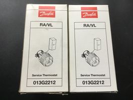 2 Stück Danfoss RA/VL mit Fernfühler 3 m. bride 26mm.