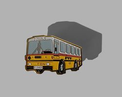 Thusis Postauto Regie PTT FBW 40VH-R P 23400 (1977) Magnet