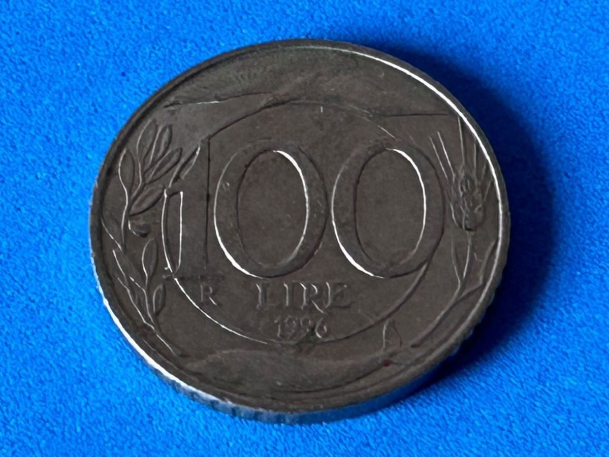 Alle Münzen: Italy - 100 Lire 1996 – Gebraucht aus Corcelles NE von AJKader