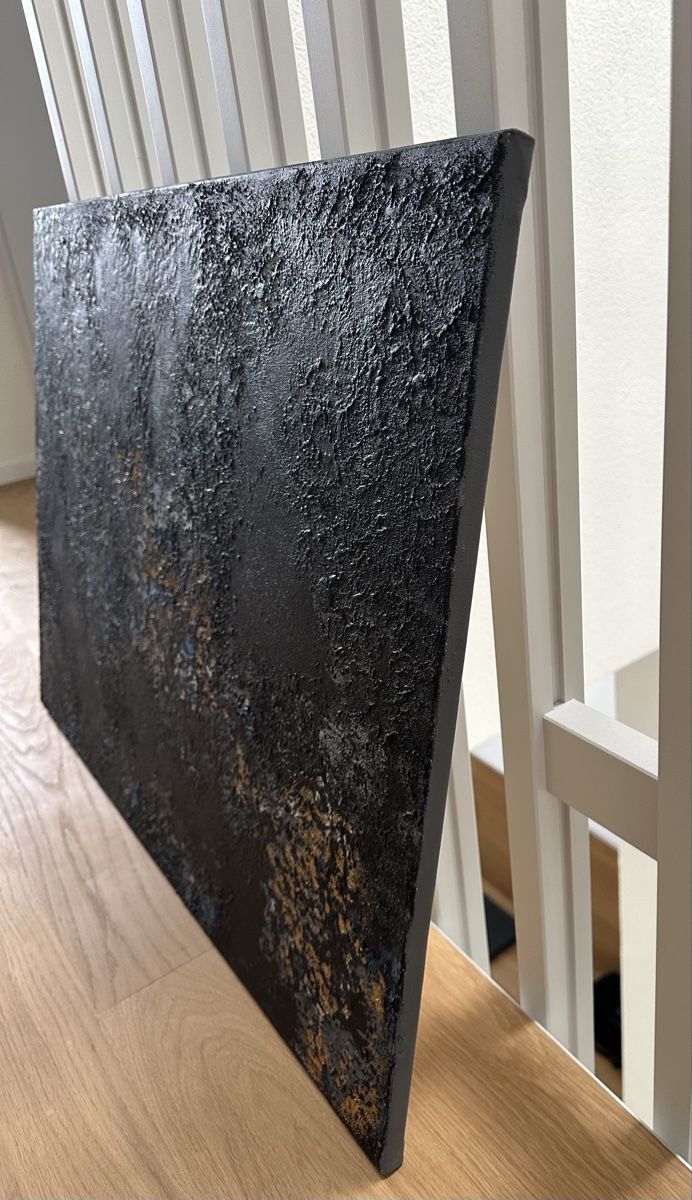Dipinti: Original Acryl Gemälde auf Leinwand,Unikat, schwarz/ Effekte – Nuovo (secondo la descrizione) da Effretikon venduto da Bibjana 7