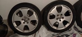 4 Jantes Origine Audi 17 pouces (5x112) 