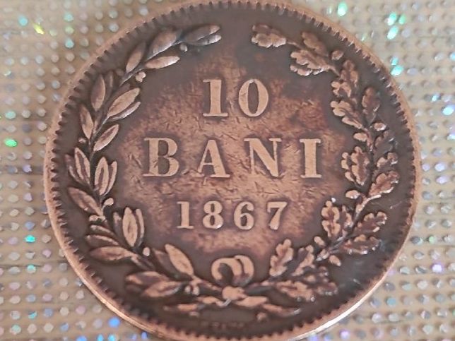 Alle Münzen: 10 Bani Romania 1867 – Gebraucht aus Couvet von lulul
