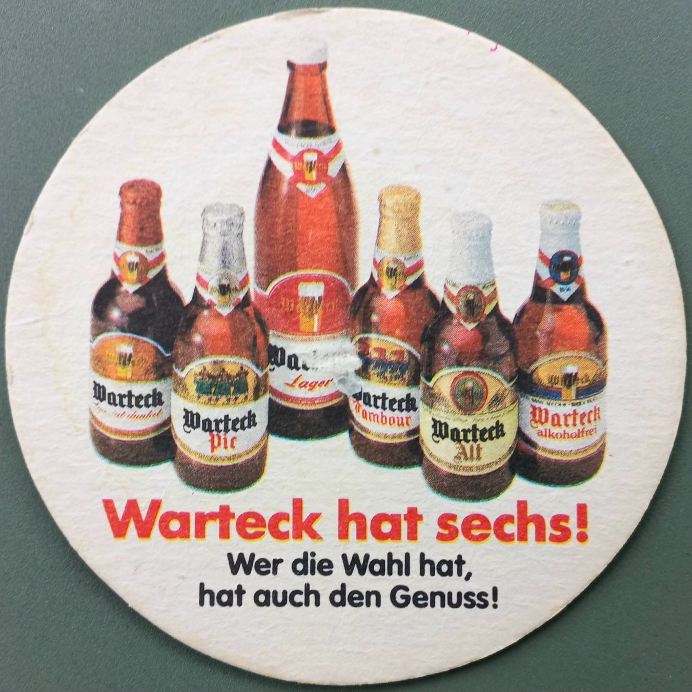 Warteck Sottobicchieri: Bierdeckel - Warteck - CH – Usato da Niederuzwil venduto da lubimaja 1