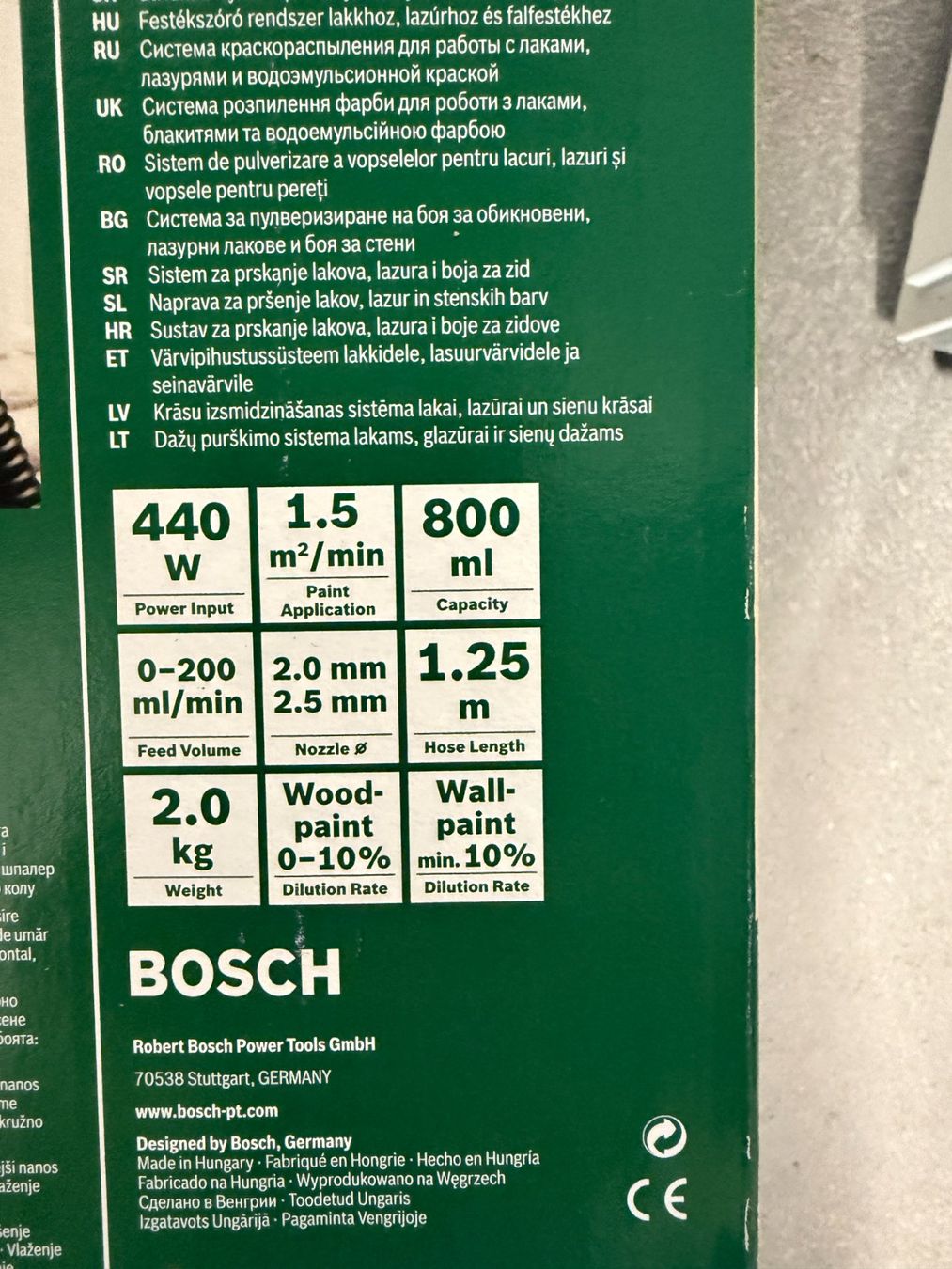 Tutte le macchine: BOSCH PFS 200 Sprühgerät – Usato da Zollikofen venduto da fre_nq97 2