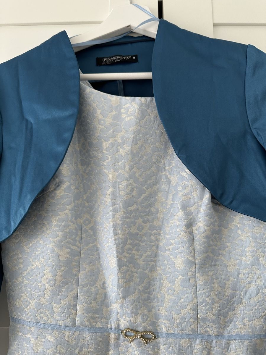 Vestiti: Elegantes Kleid hellblau/silber – Usato da Sevelen venduto da mar_gq8k 9