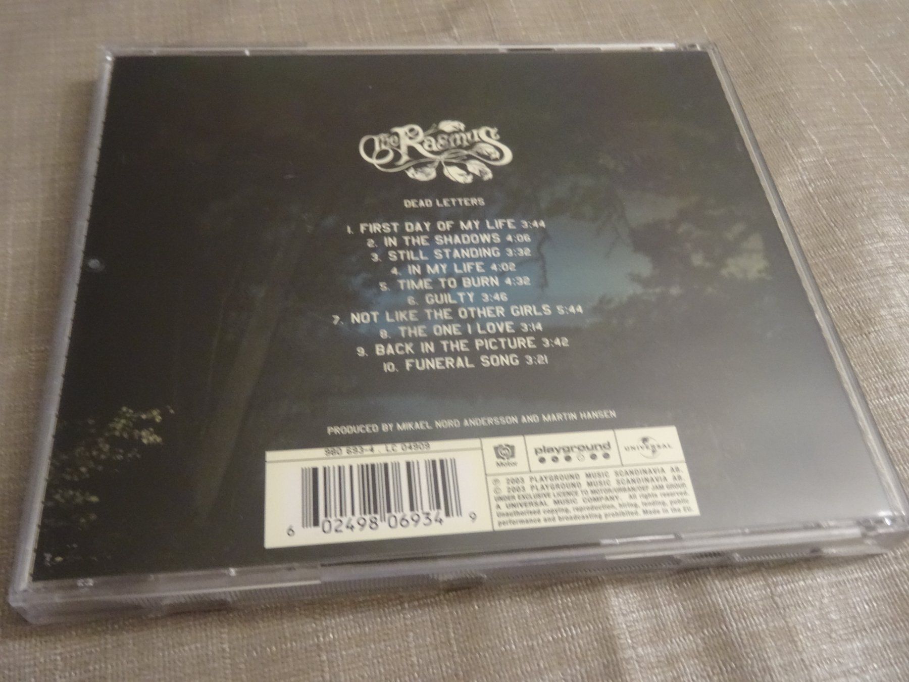 CD: The Rasmus - Dead Letters CD – Usato da Olten venduto da Disc-Ausverkauf 1