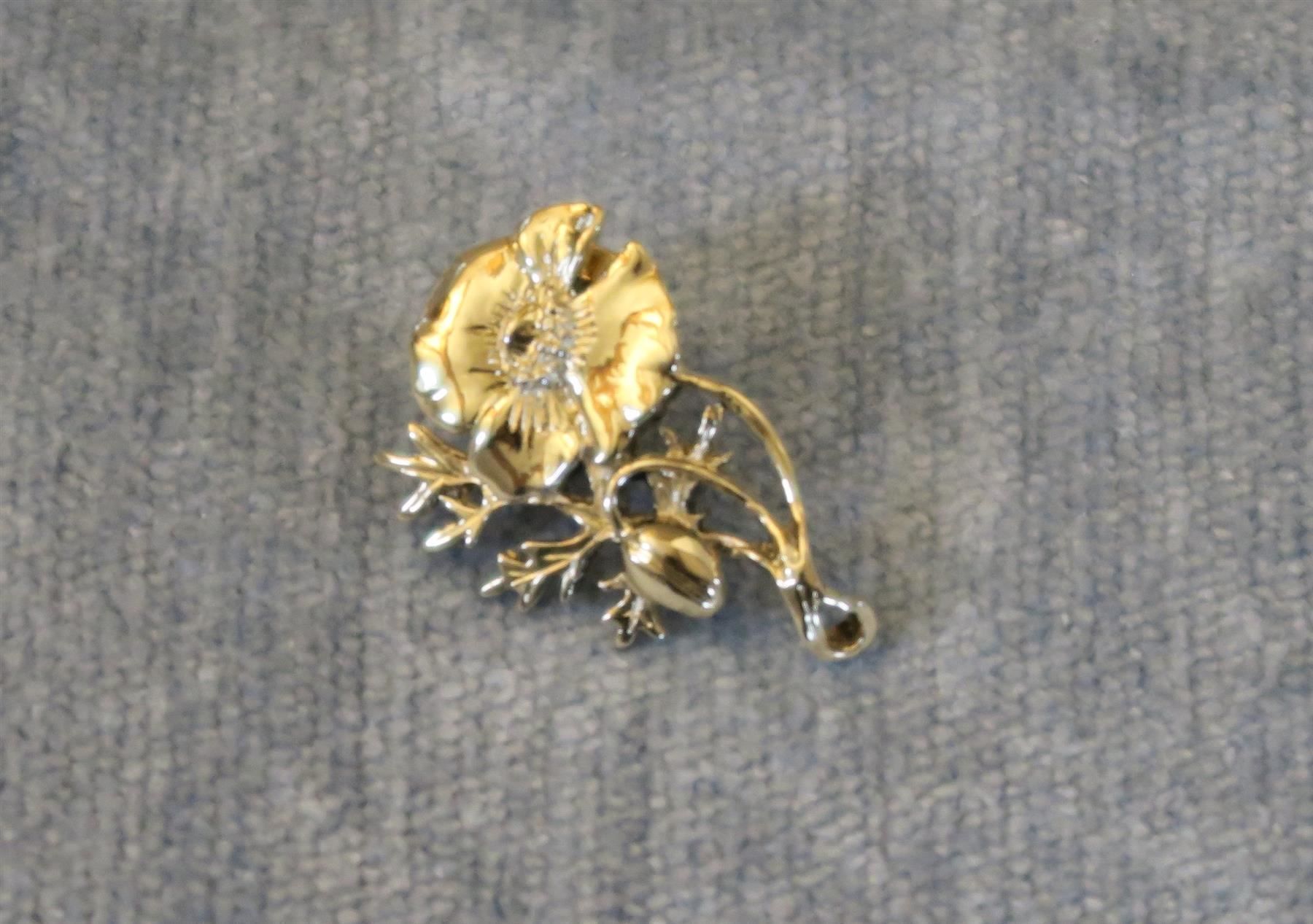 Spille & Fermagli: Brosche/Pin Mohnblume von MASJ – Usato da Brittnau venduto da marlenestone 3