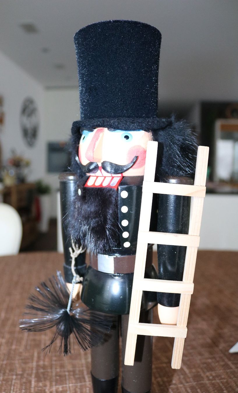 Statuette: Nussknacker "Schornsteinfeger" Original Erzgebirge – Nuovo e nell'imballaggio originale da Frick venduto da Beni58 5