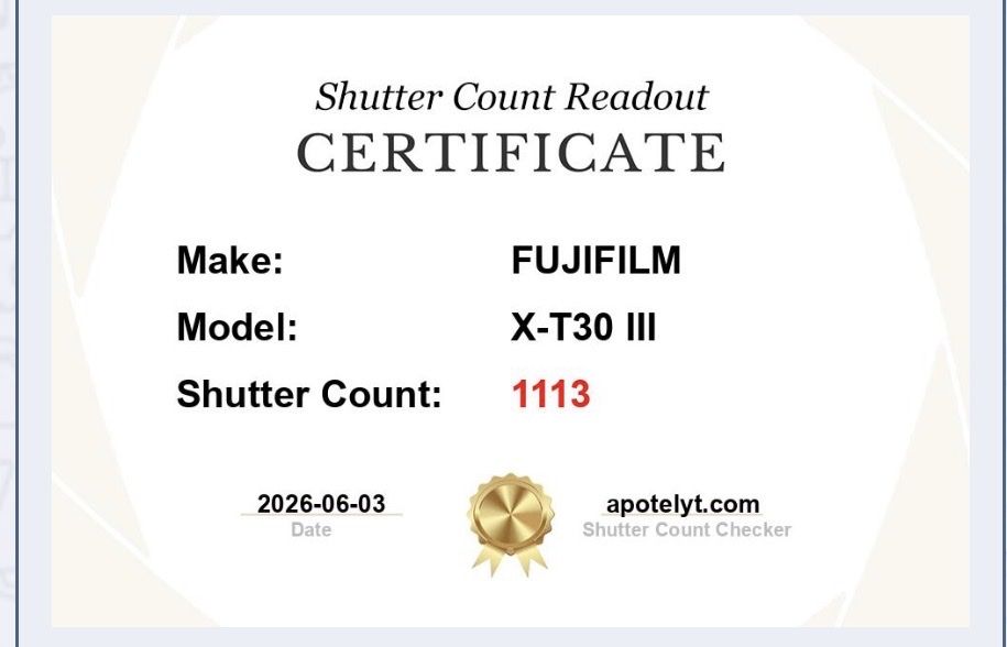 Fujifilm Fotocamera: Fujifilm X-T30III – Usato da Rotkreuz venduto da A-Vic 1