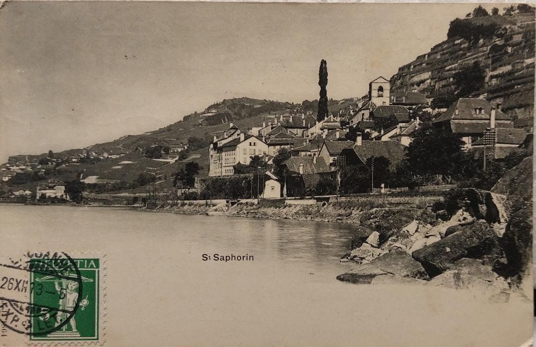 Ansichtskarten: St SAPHORIN - 1913 – Gebraucht aus Delémont von Domdom1