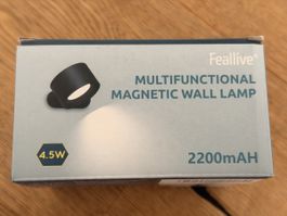 Feallive LED Wandleuchte magnetisch Holzoptik neu