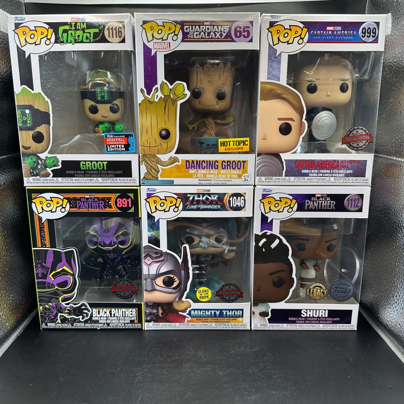 Funko Statuette: Funko Pop Marvel 6Stk Sammlung – Usato da Düdingen venduto da Nerdworld