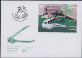 2024 - Knoblauchpresse - Blockausschnitt - FDC ET - Voll