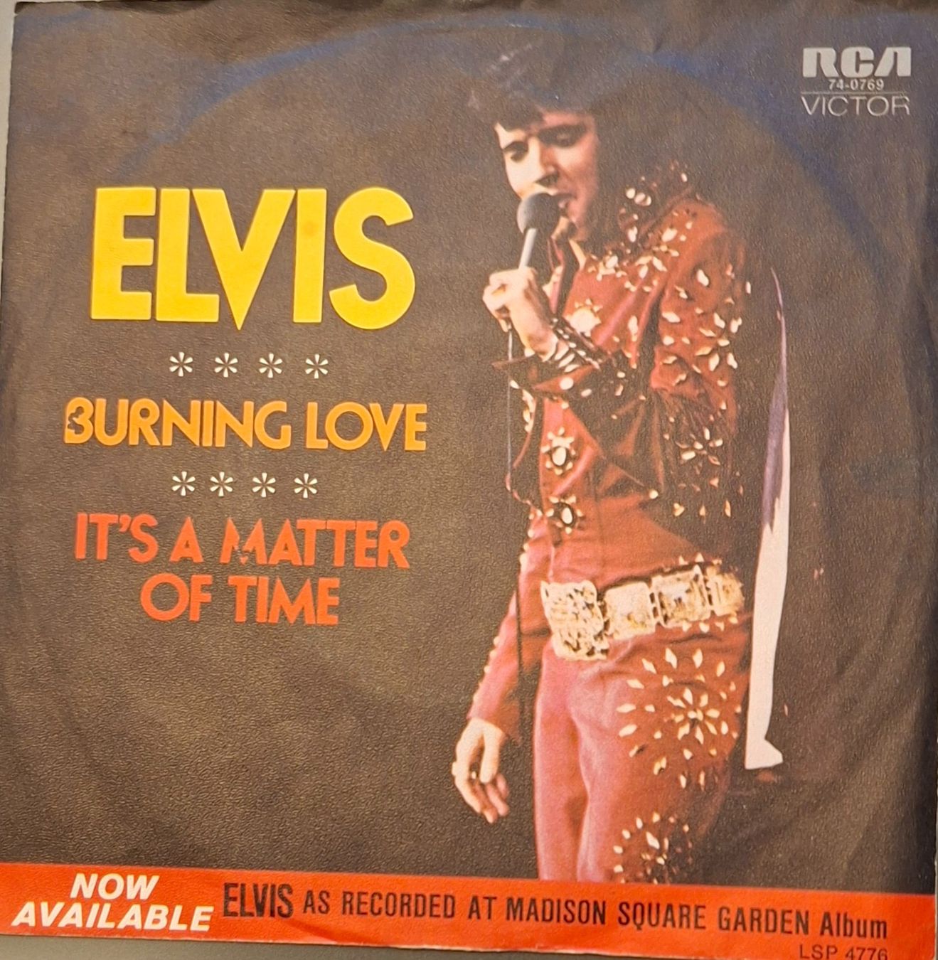 Dischi in vinile: Vinyl-Single Elvis Presley - Burning Love – Usato da Langenthal venduto da Modo39