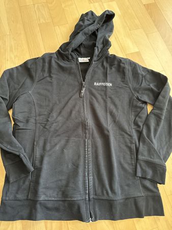 Hakro Raiffeisen Kapuzenjacke schwarz Grösse L