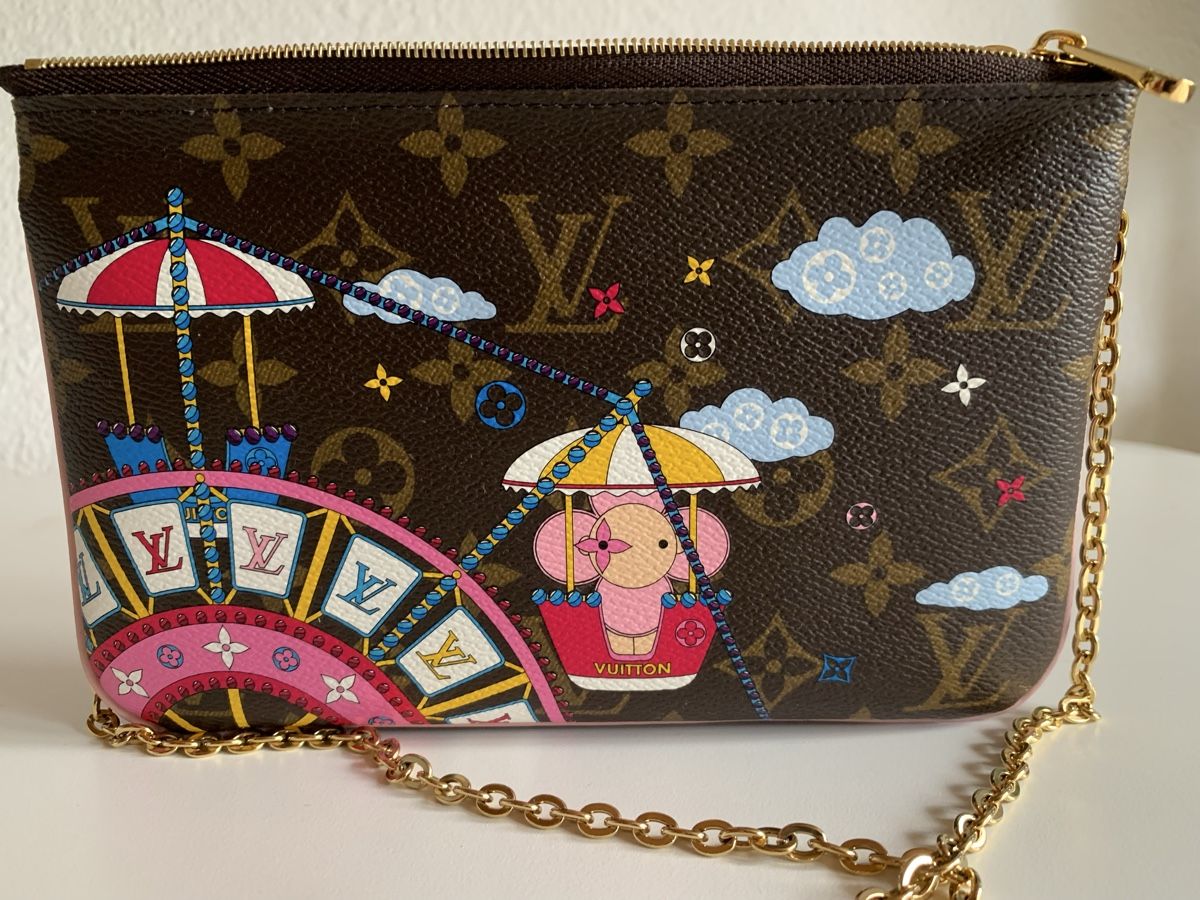 Louis Vuitton Borse: Louis Vuitton double zip pochette Monogram 2023 Limited Ed. – Nuovo (secondo la descrizione) da Zürich venduto da liviani_blue 1