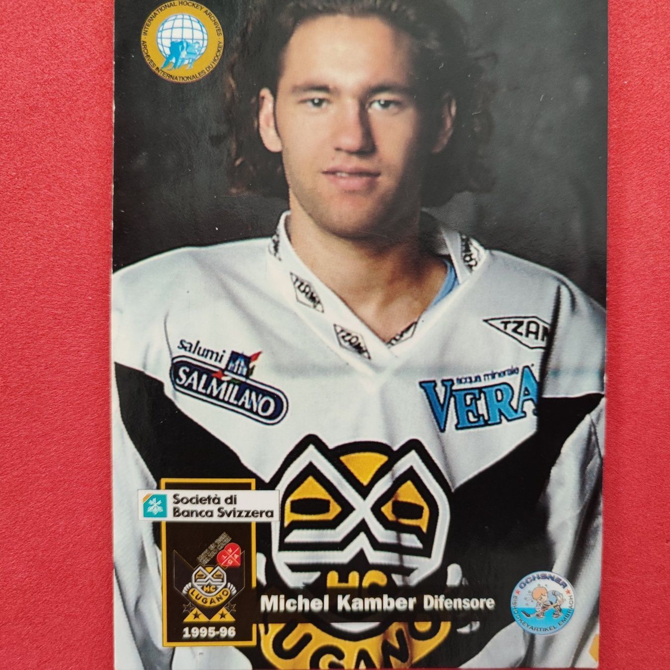 Carte collezionabili: Michael Kamber - HC LUGANO - 1995/96 – Usato da Dübendorf venduto da kb86_MOVIE