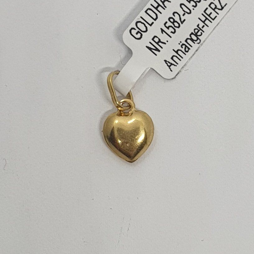 Ciondoli: Echt 18K Gold Anhänger - Herz – Usato da Luzern venduto da Goldhaus-Luzern