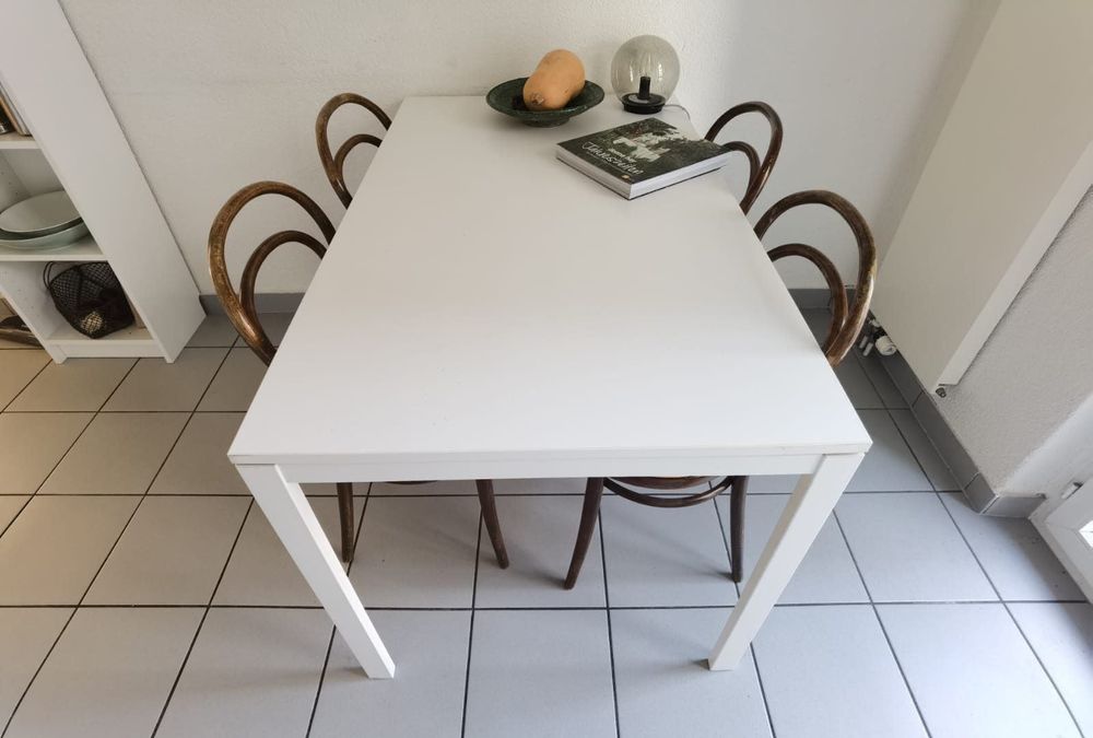 Melltorp schlichter weisser Tisch IKEA Kaufen auf Ricardo