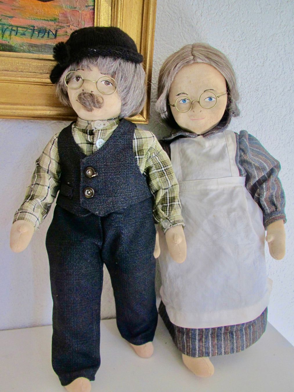 Puppen: 2 POUPEES EN TISSU – Gebraucht aus Murten von Selliot