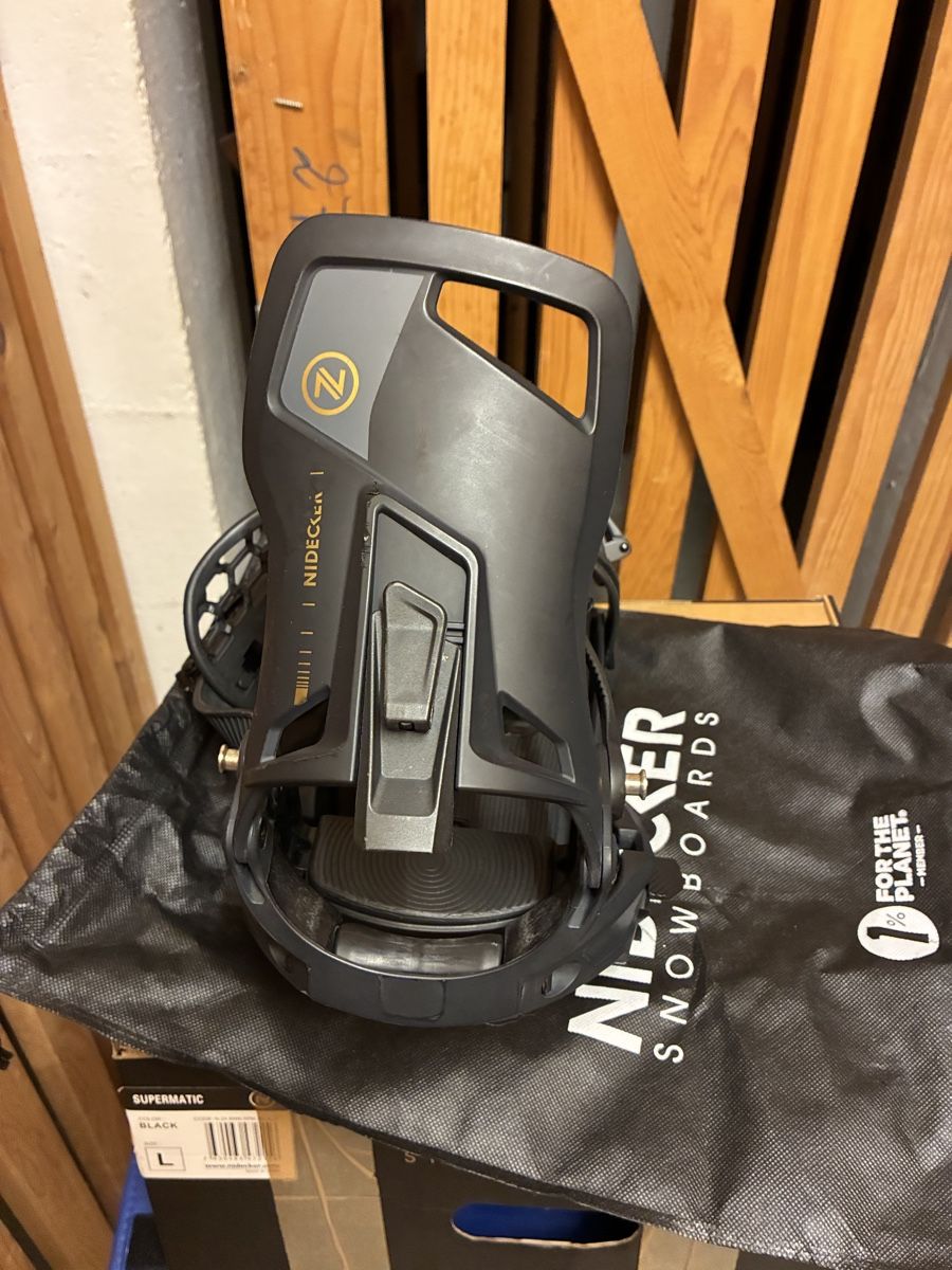 Nidecker Attacchi: Nidecker Supermatics OG - Snowboard Bindings - Size L – Usato da Genève venduto da Frox 2