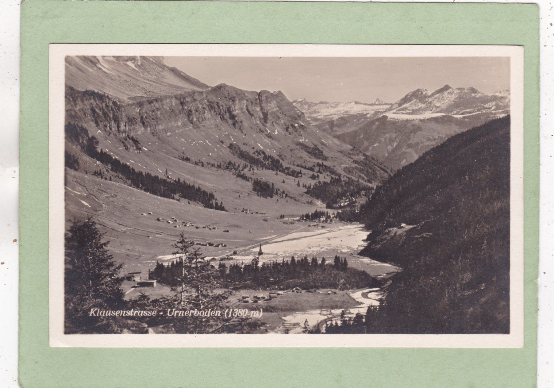 Cartoline postali: Klausenstrasse Urnerboden – Usato da Herisau venduto da Lisegrat2008