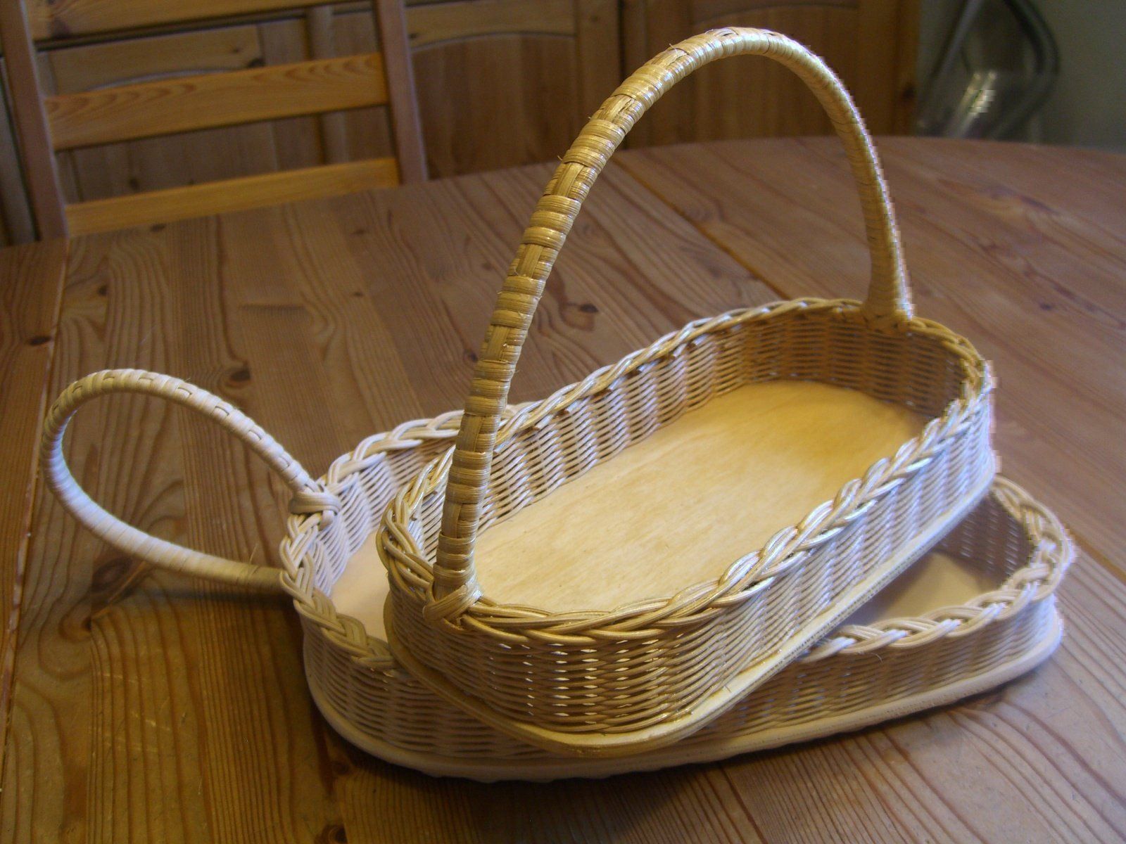 Kit bricolage: 2 dekorative Peddigrohr "Körbchen" – Usato da Winterthur venduto da Gaia 4