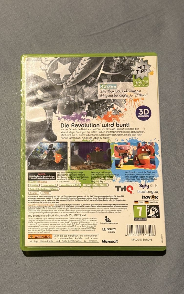 Microsoft Giochi: Xbox 360: de Blob 2 – Usato da Brüttisellen venduto da car_yl89 1