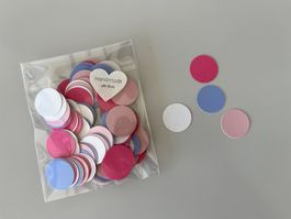 XXL Giant - Konfetti rund, Party - Deko - 120 Stück