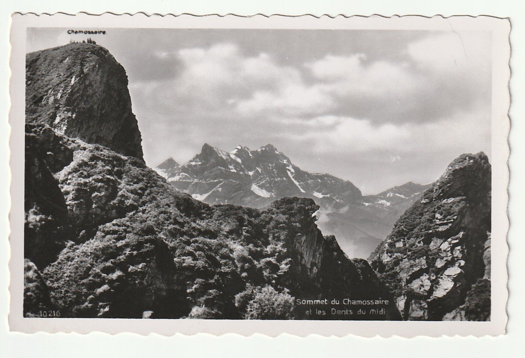 Cartoline postali: Postkarte 1944 Alpengipfel: Chamossaire & Dents du Midi – Nuovo (secondo la descrizione) da St. Gallen venduto da Ricardo_Deals