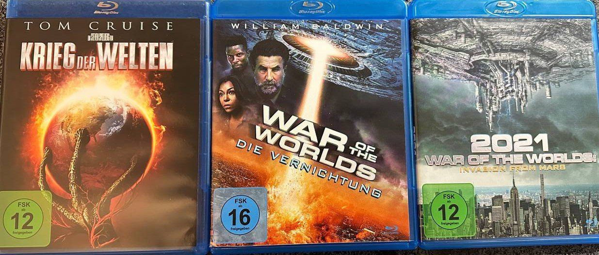 Tutti i DVDs: 3 Blu-rays Krieg der Welten Top Zustand – Usato da Beringen venduto da Mantafisch1
