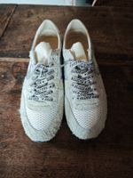Golden Goose Haus, Wildleder, Grösse 40, Weiss mit Silber