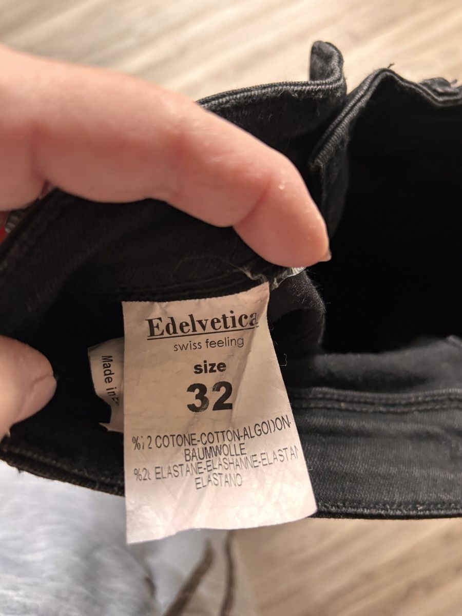 Jeans: Edelvetica Jeans Schwarz Gr. S – Usato da Gossau SG venduto da Swisslady25 3