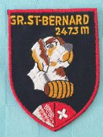 Vintage Badge Wappen GR. ST - BERNARD ST. GALLER STICKEREI